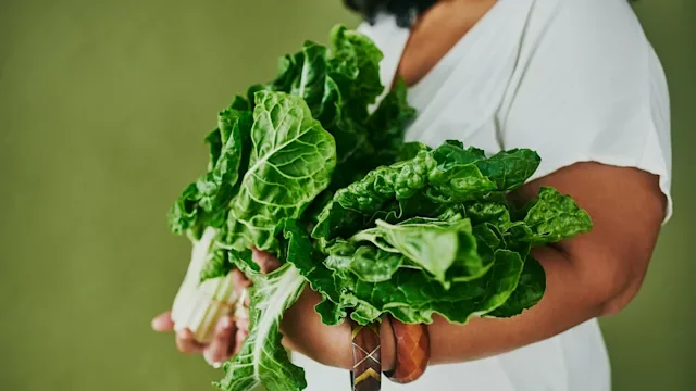 diet-nutrition: closeup leafy greens 1295025384