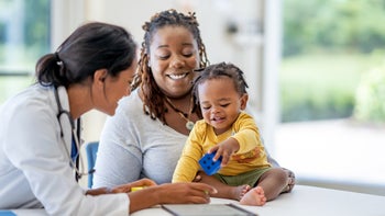 finance: baby at doctor appointment 1442379945