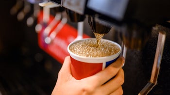 Diet Nutrition: closeup fountain soda 1189886657