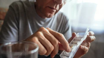 irbesartan: man with pill organizer 2203057701