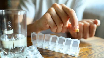 Pharmacy: closeup pill organizer 2200416114