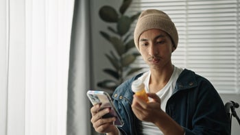 Personal finance: Pharmacy: man searching for Rx information 2152773307