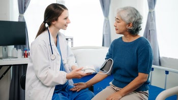 ace-inhibitors: doctor taking blood pressure 1777572618