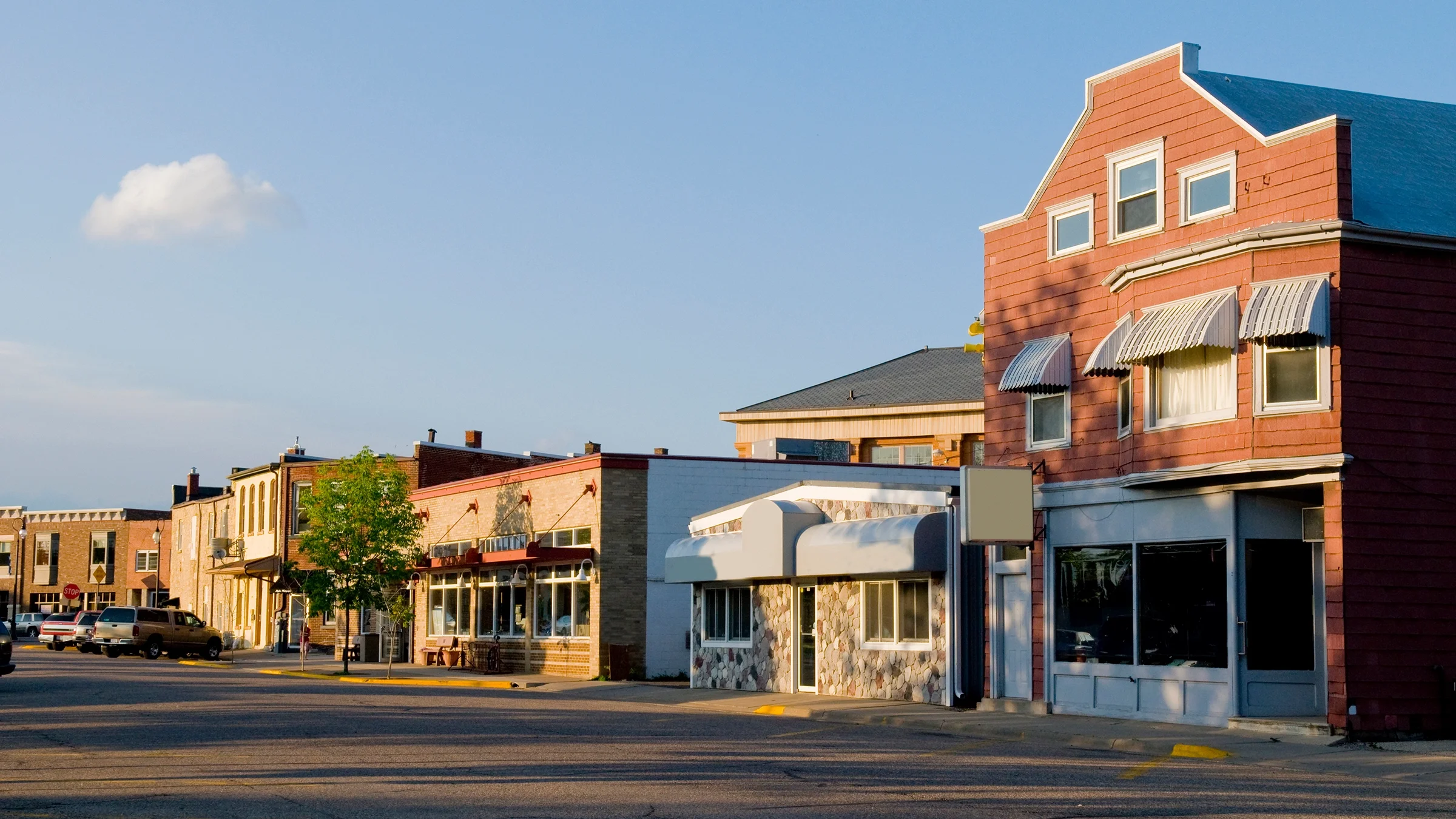 Rural America main street.