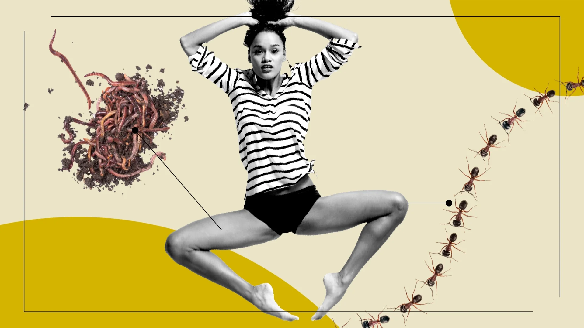 graphic of a woman jumping