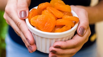 diet-nutrition: closeup dried apricots 1136727972