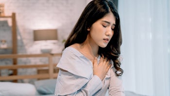 Health: Throat: throat chest vocal pain woman 1226844731