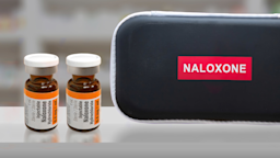 Naloxone kit, complete with a pouch and two vials.
Marvin Samuel Tolentino Pineda/iStock via Getty Images