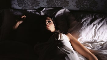 OCD: Scrupulosity: in-bed-staring-at-ceiling-56964849