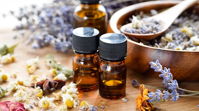 Health: Movement and exercise: essential oils dried herbs flowers-546775666
