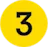 Number 3 Icon