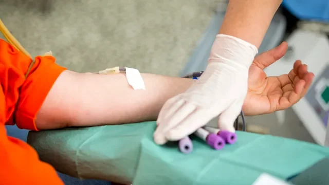 High-cholesterol: closeup blood draw 853798226
