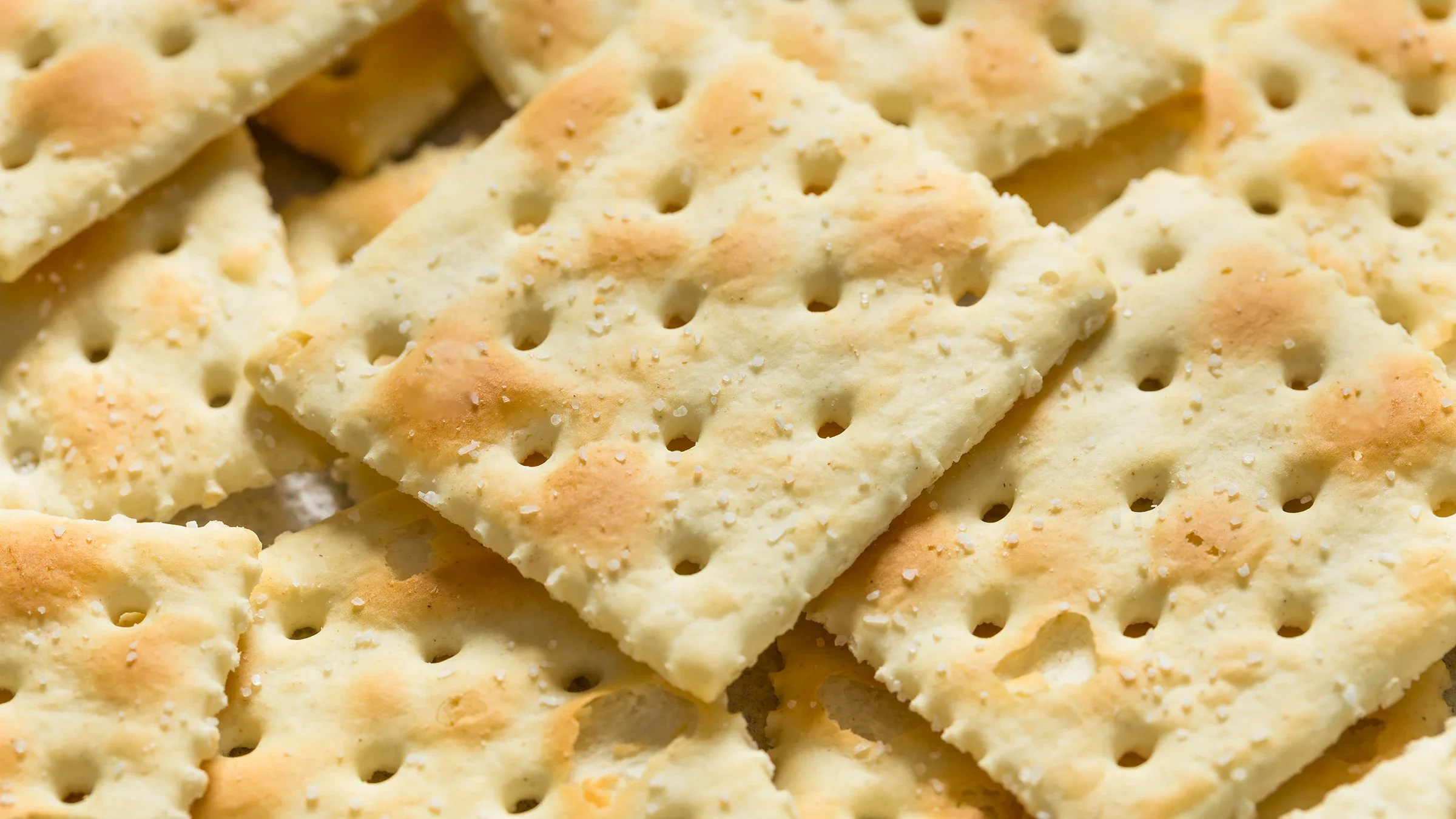 Saltine soda crackers.
bhofack2/iStock via Getty Images Plus