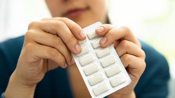 Health: Nicotine: closeup nicotine gum-1326732739