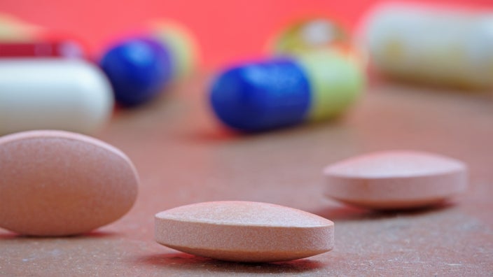 Close-up of pills.