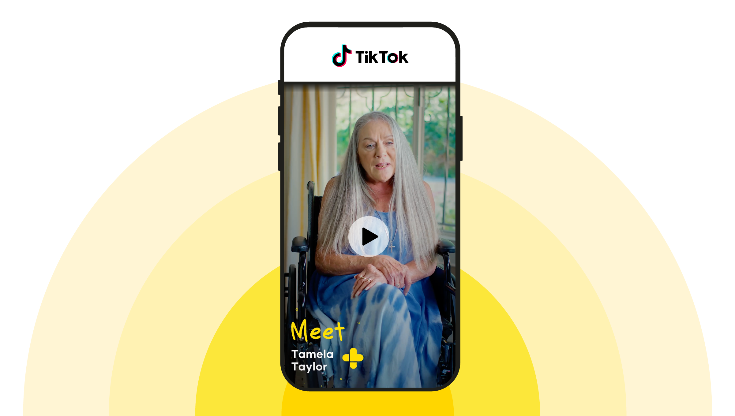 Tam Taylor is pictured in a screenshot from her TikTok video for GoodRx.