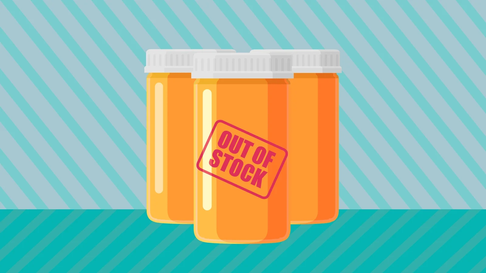 Out of stock prescription bottles
