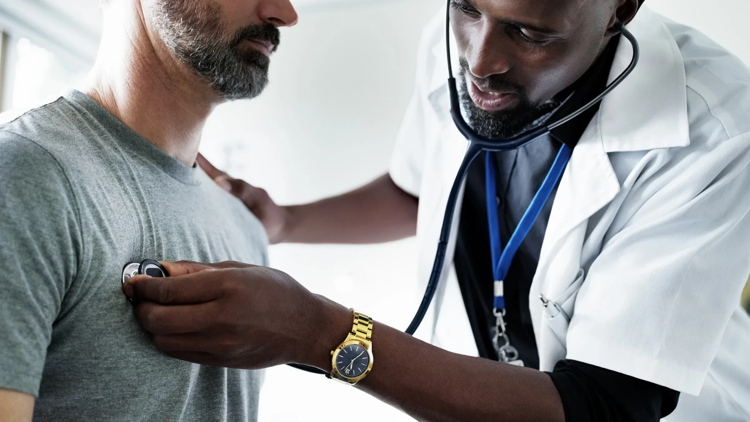 HCP check up with stethoscope
AJ_Watt/E+ via Getty Images
