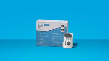 Skyrizi: skyrizi product on blue Courtesy of AbbVie 2400