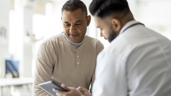 Erectile-dysfunction: medical consultation with patient 1421926864