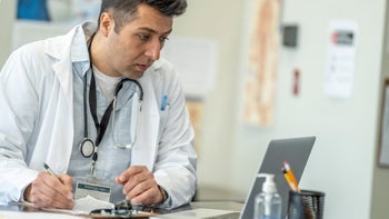 pharmacists: paxlovid: telehealth doctor prescription pad 1309115028