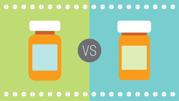 pill bottle comparison vs