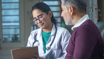 diagnostics: doctor explaining results 1960109282