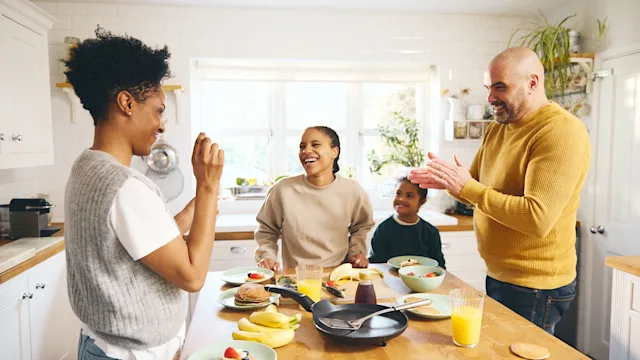 family having breakfast at home 1473857518