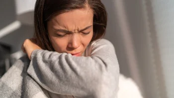 RSV: coughing in elbow 1213815658