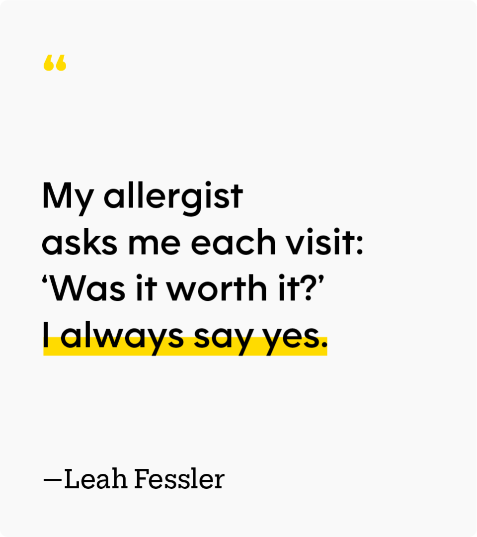 Allergies: PEx: Fessler: Quote: Text