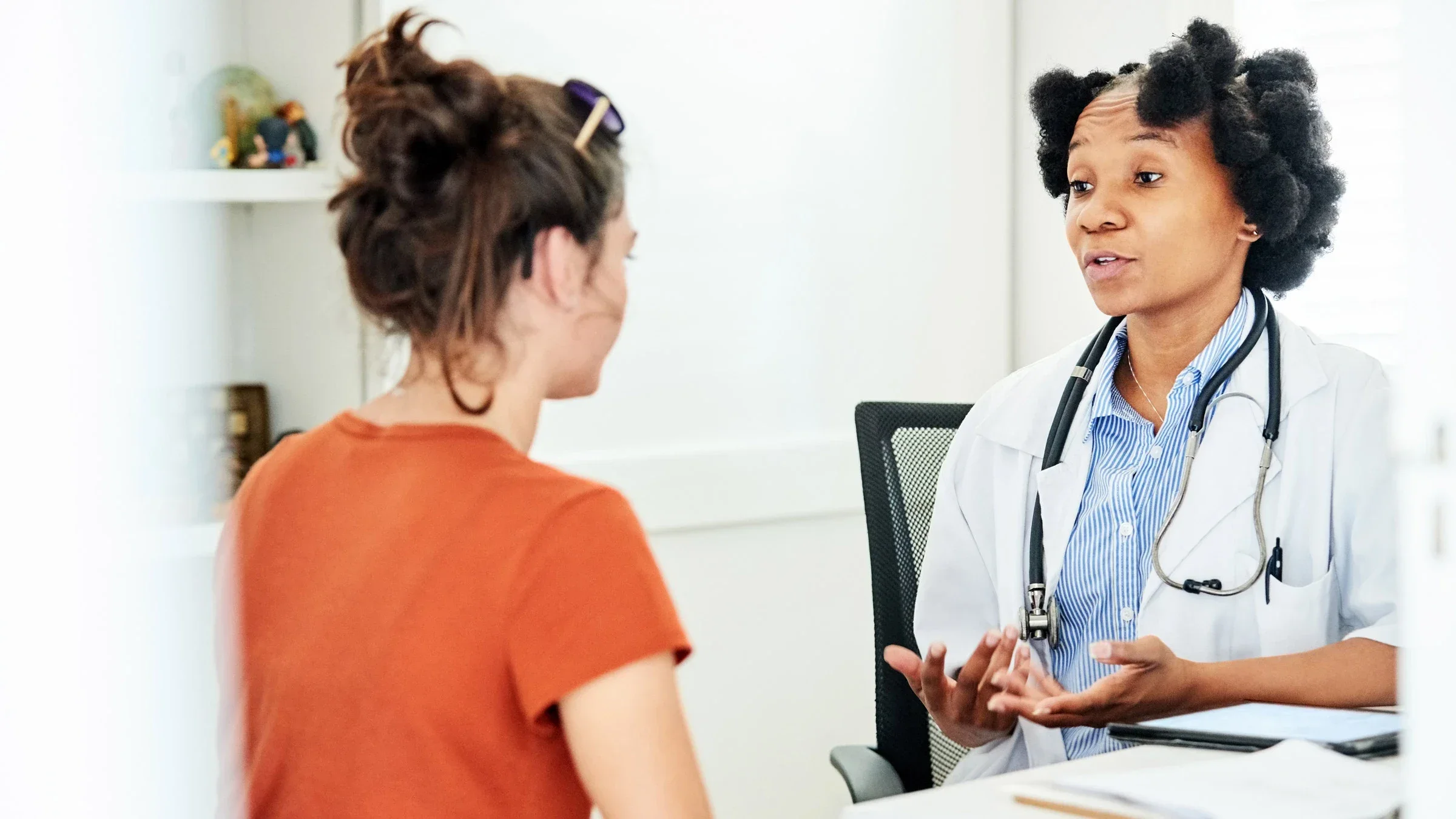 A doctor and patient talking.
AJ_Watt/E+ via Getty Images