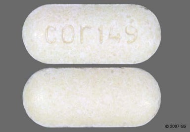Yellow Oblong cor 149 - Potassium Citrate 10mEq Extended-Release Tablet