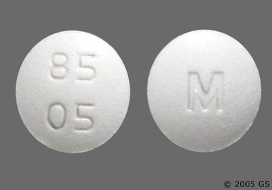 White Round 85 05 - Flecainide Acetate 50mg Tablet