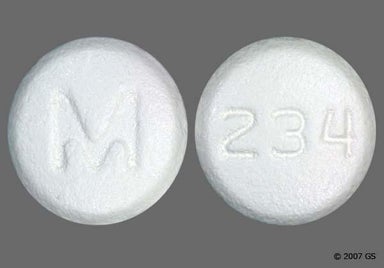 White Round M And 234 - Metformin Hydrochloride 500mg Tablet