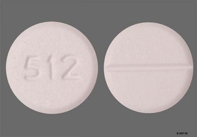 White Round 512 - Oxycodone Hydrochloride/Acetaminophen 5mg-325mg Tablet