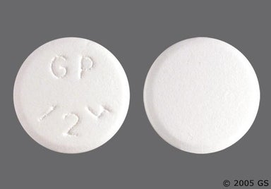 White Round GP 124 - Metformin Hydrochloride 500mg Tablet