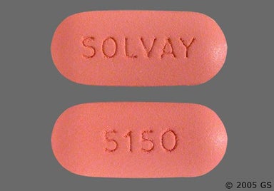 Red Oblong SOLVAY - Teveten HCT 600mg-25mg Tablet