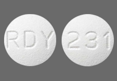 White Round Rdy And 231 - Pravastatin Sodium 40mg Tablet