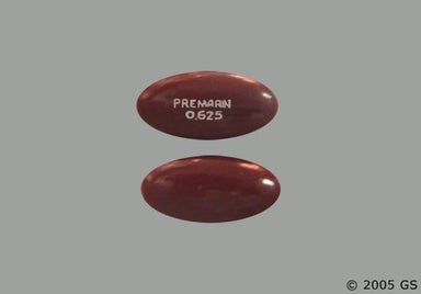 Maroon Oval PREMARIN 0.625 - Premarin 0.625mg Tablet