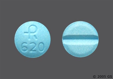 Blue Round LOGO 620 - Isosorbide Mononitrate 20mg Tablet