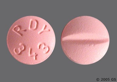 Pink Round RDY 343 - Citalopram Hydrobromide 20mg Tablet