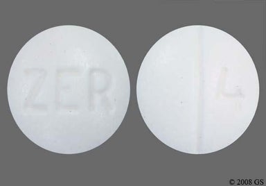 White Round ZER - Carbinoxamine Maleate 4mg Tablet