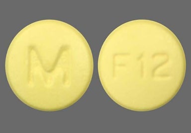 Yellow Round F12 And M - Felodipine 5mg Extended-Release Tablet
