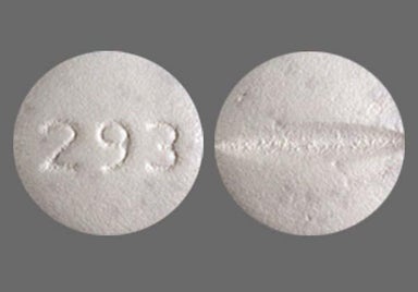 White Round 293 - Metoprolol Succinate 25mg Extended-Release Tablet