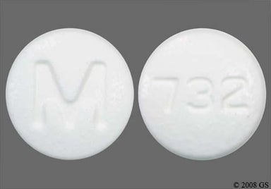 White Round M And 732 - Ondansetron 4mg Orally Disintegrating Tablet