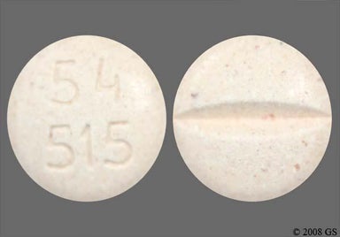 Peach Round 54 515 - Oxcarbazepine 300mg Tablet
