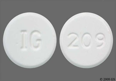 White Round 209 - Terbinafine Hydrochloride 250mg Tablet
