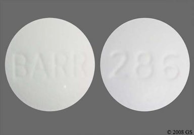White Round BARR - Dipyridamole 75mg Tablet