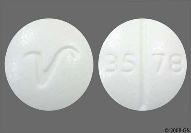 White Round 35 78 - Hydrocortisone 5mg Tablet
