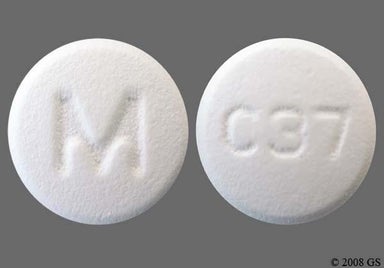 White Round M And C37 - Cetirizine Hydrochloride 10mg Tablet